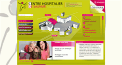 Desktop Screenshot of ch-saumur.fr